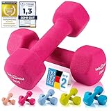 Body & Mind® Hanteln 2er Set Gymnastikhanteln Neopren Dumbbells Kurzhanteln; Effektives...