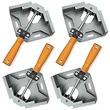 Housolution Winkelspanner, 4 Stück 90 Grad Einhand Aluminiumlegierung Eckklemm, Rechtwinklige...