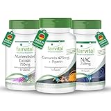 Curcumin mit Piperin, Mariendistel-Extrakt & NAC