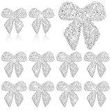 Aufbügelbilder Glitzer 10 Stück Strass Aufbügelflicken, Glitzer Aufkleber, Bügelbild...