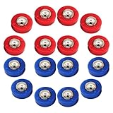 Abaodam 20 Stück Kleiner Shuffleboard Zubehör Spielpucks und Rollkugeln aus Kunststoff Kompatibel...