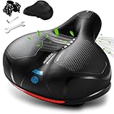 ROCK TAKIN Fahrradsattel Herren und Damen, Bequem Weich Fahrrad Sattel mit Memory-Foam Breiter...
