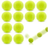 Wozzies 15 Stück Hundespielzeug Ball Tennisbälle Robuster Hundeball aus langlebigem Gummi...