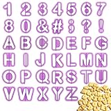 Giantree 40 Stück Fondant Ausstecher, Ausstechformen mit Buchstaben, Zahlen & Satzzeichen...