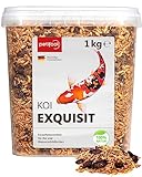 petifool Koi Exquisit 1kg – getrocknete Futtermischung - für Wasserschildkröten und Fische –...