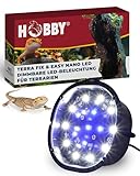 Hobby Terraristik Terra Fix & Easy Nano LED I dimmbare LED-Beleuchtung für Terrarien I Terrarium...