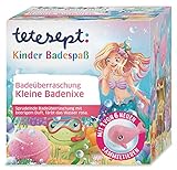 tetesept Kinder Badespaß Badeüberraschung „Kleine Badenixe“ - Spritzig sprudelnder Badeball -...