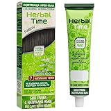 Herbal Time Henna Natürliches Farbcreme Für Haare - Henna Braun Haarfarbe Braun - Natürliches...