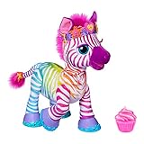 Hasbro furReal Zenya, Mein Regenbogen-Zebra, interaktives Tierchen Spielzeug für Mädchen und...