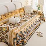 Holomaalahi Ledersofabezug 180 x 420 cm, Hundecouchbezug für Ecksofa, waschbarer Sofabezug,...