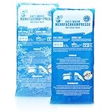 Robin Goods® 2x Mehrfach-Kompresse 29 x 12 cm - Wiederverwendbare Warm- & Kaltkompressen - Ideal...