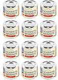 EDEKA Brennpaste Dose 12 Stück für Warmhaltebehälter & Fondue 12x200g Dosen Sicherheitsbrennpaste...