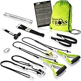 PREMIUM Schlingentrainer Komplett Set, Made in Germany, geprüft & zertifiziert, 2 Slingtrainer im...