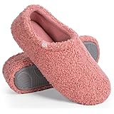 VeraCosy VeracCosy Damen Memory Foam Plüsch Hausschuhe Antirutsch Baumwolle Pantoffeln Mit Polar...