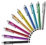 MEKO Eingabestift 10 Pack Stylus Pen Tablet Stifte Touch Pen für Smartphone Android iPhone iPad...