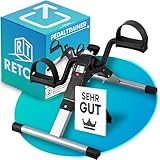 Retoo Pedaltrainer Mini Heimtrainer für Senioren – Leiser Arm- & Beintrainer mit LCD-Display,...