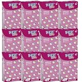 PEZ Hello Kitty Brause-Bonbons mit Fruchtgeschmack 12x30 g – Candy in Herzform, fruchtiges Aroma,...