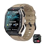 IUBOLE Smartwatch für Männer Frauen (Anruf tätigen/Annehmen) Bluetooth Fashion Smart Watch...