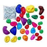 Generico Wandhaken Klettern – Haken für Kletterwand | Bunte Grips mit Befestigungen für Zuhause...