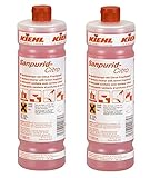 Sanitärreiniger - Kalklöser - WC Entkalker - Urinsteinlöser | mit Profi Microfasertuch rot (2...