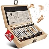 Fortura® Forstnerbohrer set Ø10-50mm / Holzbohrer/Forstnerbohrer/Holzbohrer set/Lochbohrer/Bohrer...