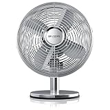 Brandson - Tischventilator Design Retro - Ventilator mit 3 Geschwindigkeitsstufen - mobiler Lüfter...