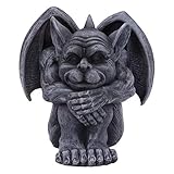 Nemesis Now Dark Black Grotesque Gargoyle Figurine Quasi Wasserspeier-Figur, Dunkelschwarz, Harz,...