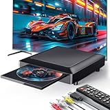 Ceihoit DVD Player for TV with HDMI AV Output, USB Input, HD1080P DVD CD Player, Built-in PAL NTSC...