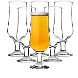 KADAX Biergläser, Trinkgläser aus hochwertigem Glas, 6er Set, 360 ml, Wassergläser, Saftgläser...