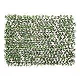 Künstliche Hecke Efeu Sichtschutz, Balkon Sichtschutz Kunstpflanzen Sichtschutzfächer für Balkon...