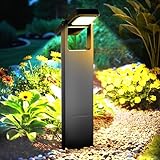 Solarlampen für Außen Garten 4 Stück, IP65 Wassserdicht LED Solarleuchten, Solar Wegeleuchten...