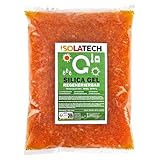 ISOLATECH Silica Gel regenerierbar Trockenmittel auch als Filament Trockner geeignet orange 400g...