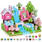 Coolzon Magnetische Bausteine Blöcke 154 Stück, Magnetbausteine Build Mine Magnete Welt...