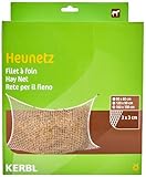 Kerbl Heunetz (Farbe weiß, für die 24 Stunden-Fütterung, L x B 160 x 100 cm, Maschenweite 3 x 3...