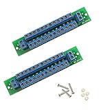 Evemodel 2X Power Distribution Board Stromverteiler 2 Eingänge 13 Paare Ausgänge für DC AC...