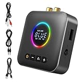 AXFEE Bluetooth 5.4 HiFi Empfänge, 2-in-1 Bluetooth 5.4 Sender & Empfänger, für...