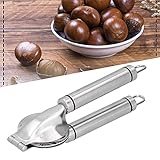 430 Edelstahl Kastanienknacker, Kastanienöffner, Silberne Küchenutensilien zum Öffnen von...