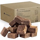 Flammingo® Ökologische Anzündwürfel, braun - 7 kg im Karton - Brenndauer ca. 11-12 min pro...
