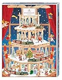 Niederegger Adventskalender Winter-Klassiker, modernes Design, gefüllt mit Niederegger Marzipan,...
