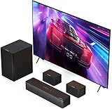 ULTIMEA 5.1 Soundbar mit Echt 3D Surround & BassMX™, Kabellosem Subwoofer & Rear-Speakern,...
