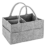 MaidMAX Baby Windel Caddy Filztasche, tragbarer Wickeltisch Organizer Multifunktionale Wickeltasche,...