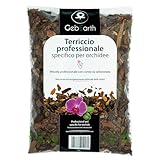 GebEarth - Orchideenerde, Substrat für Orchideen 1 Liter【 Professionelle Erde für alle...