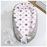 PROPFE Tragbares Reisebett Baby, Leicht Zu Tragen Babykuschelnest, FüR Neugeborenes Jungen MäDchen...
