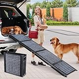 Extra Lang 170cm Hunderampe Auto Klappbar,Hundetreppe Auto mit High Traction...