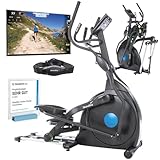 Skandika Crosstrainer CardioCross Carbon Champ Ellipsentrainer mit 24,5kg Schwungmasse,...