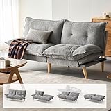 LINSY HOME Sofa mit Schlaffunktion, 3 Sitzer Sofa mit Bettfunktion, Klappsofa Sofa 3 Sitzer,...