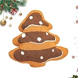 xyensy Weihnachtsbaum Kissen,Wodoodporny Zewnętrzny Panel Ładowania Słonecznego - Winter Party...