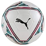 PUMA 83313 Unisex – Erwachsene teamFINAL 21 Lite Ball290gFußball,White-RoseRed-OceanDepthsBlack,4