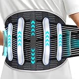 COMFORCE Stützende Rückenstützgürtel Orthopädisch,Hochelastische Rückenstütze mit 6...