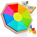 CUBIDI® Kreatives Montessori Tangram Octagon | Fördert logisches Denken und räumliche...